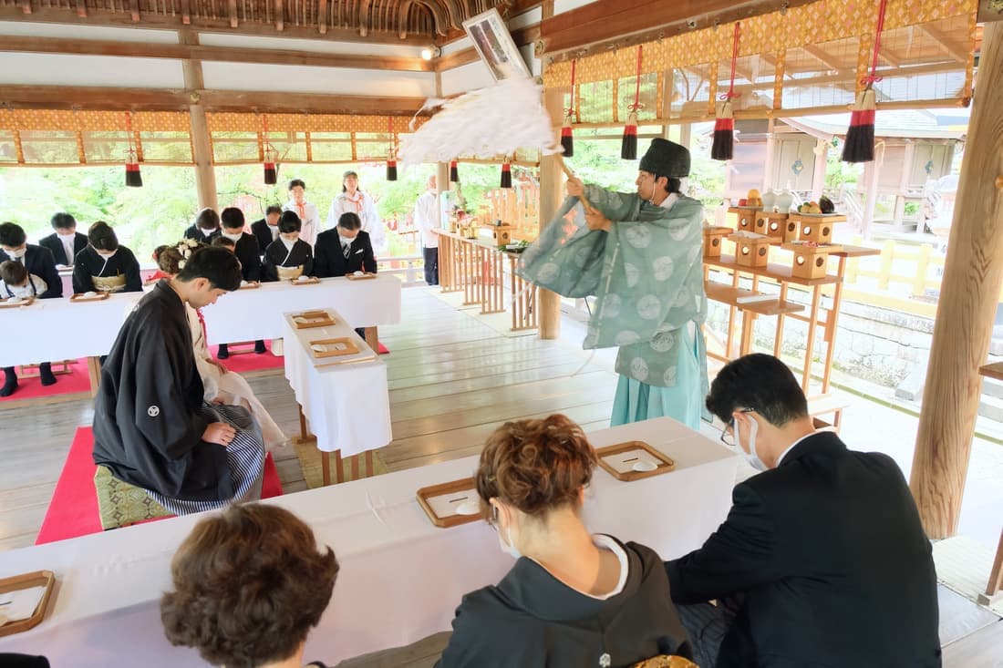 龍田大社の結婚式の写真