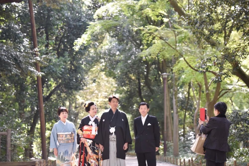 下鴨神社で黒引きの結婚式