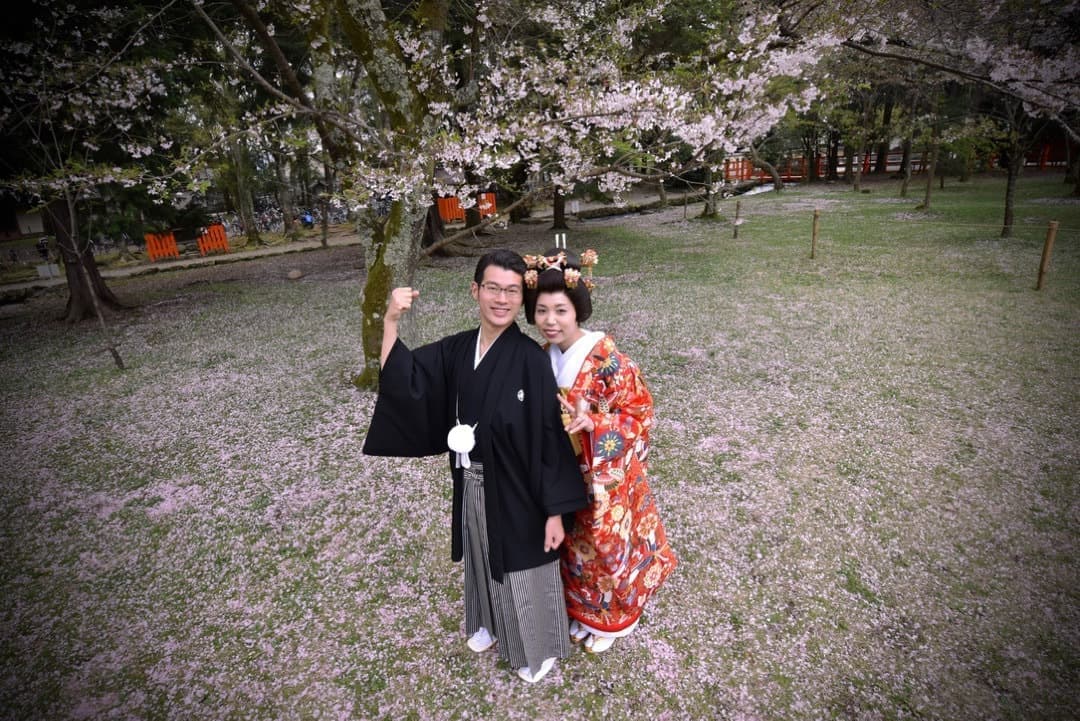 上賀茂神社の結婚式の写真