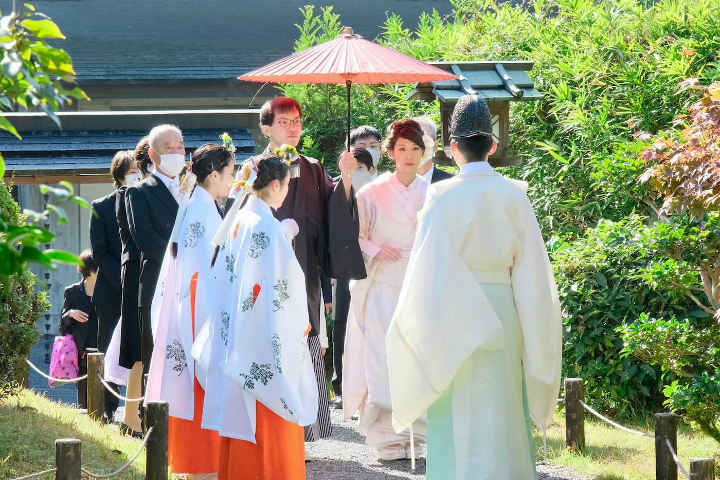 大神神社で結婚式の写真