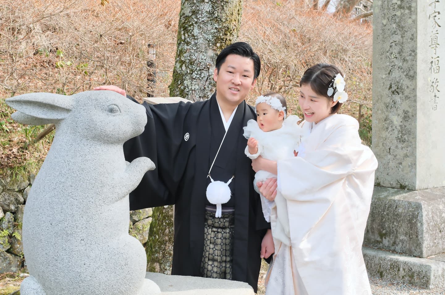 和装衣装で出雲大神宮で結婚式の写真