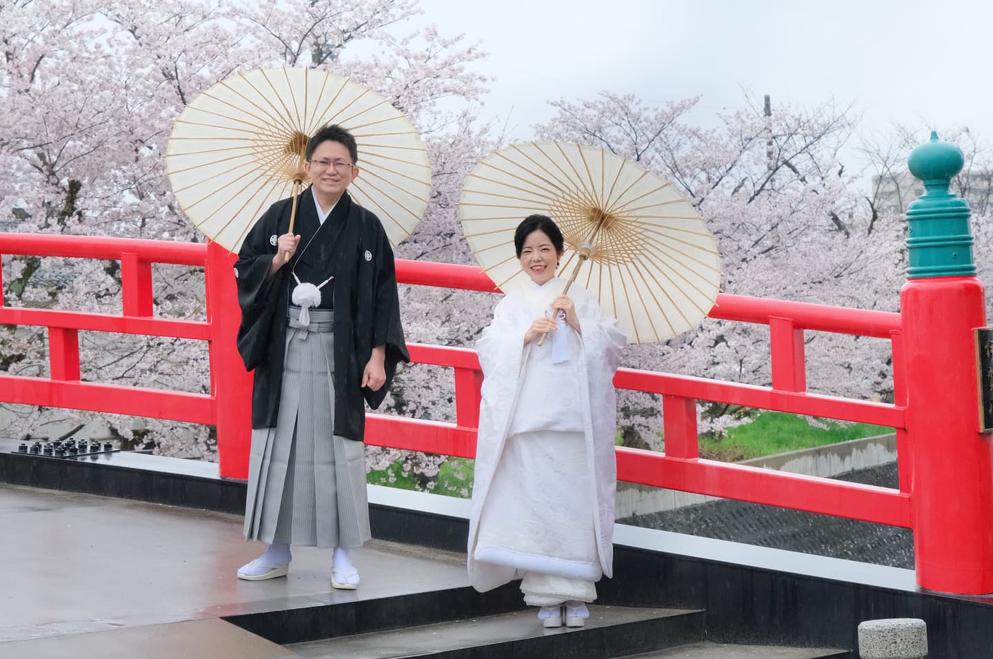 和装衣装で伊賀八幡宮で結婚式の写真