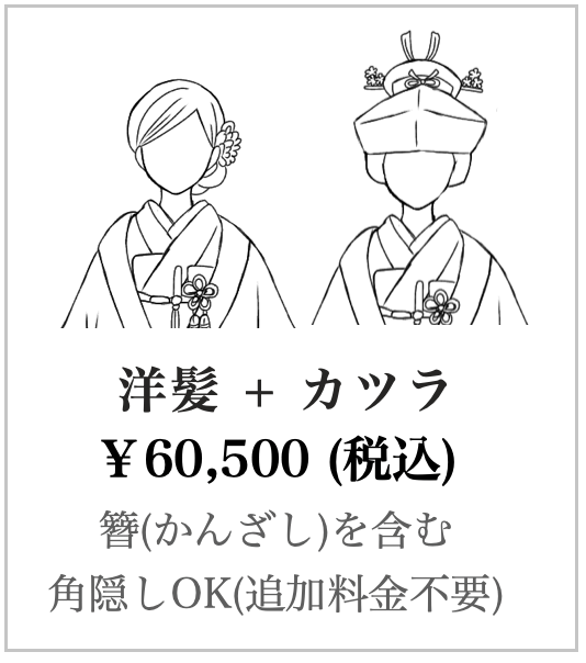 洋髪とかつら
