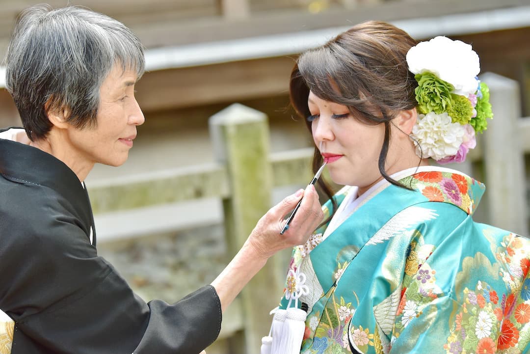 枚岡神社の結婚式の写真