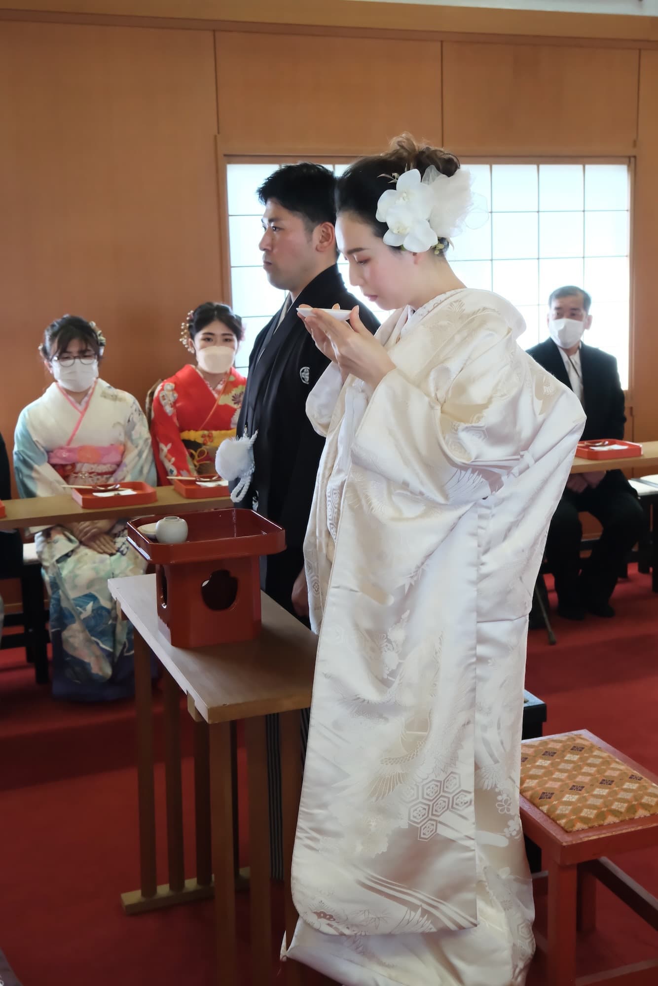 御香宮神社で結婚式の白無垢花嫁