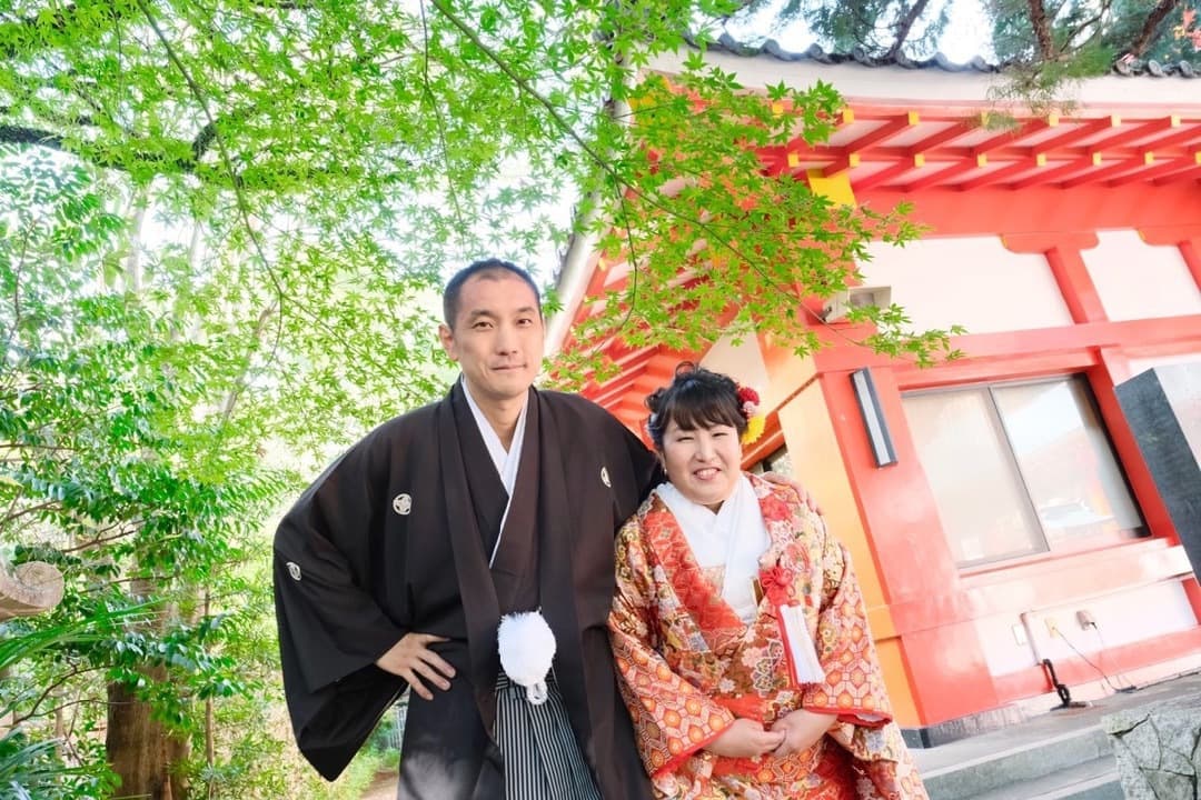熊野速玉大社で神前結婚式の写真