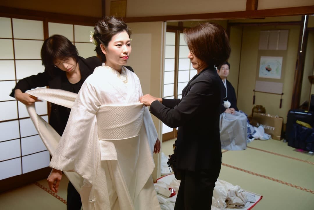 大神神社で白無垢の結婚式写真