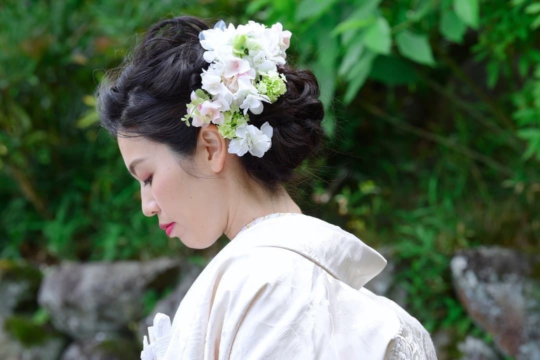 大神神社で白無垢の結婚式写真