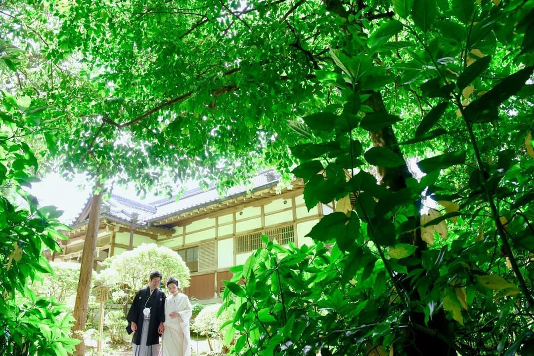大神神社で白無垢の結婚式写真
