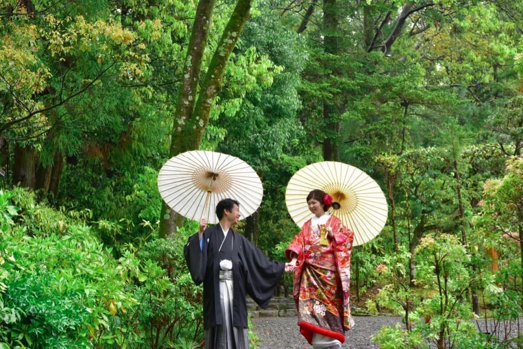 大神神社で白無垢の結婚式写真