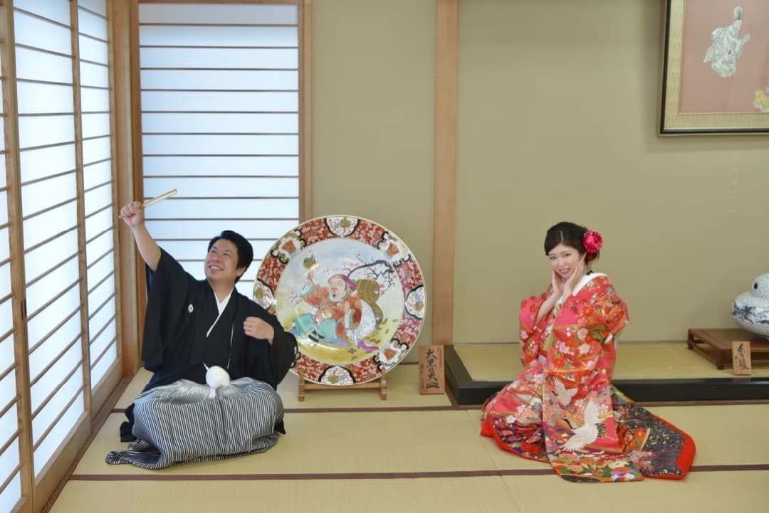 大神神社で白無垢の結婚式写真