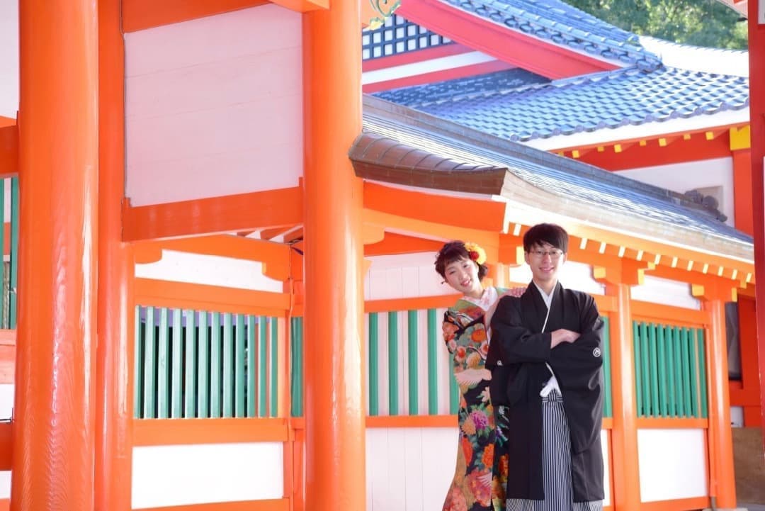 熊野速玉大社の神前結婚式の写真