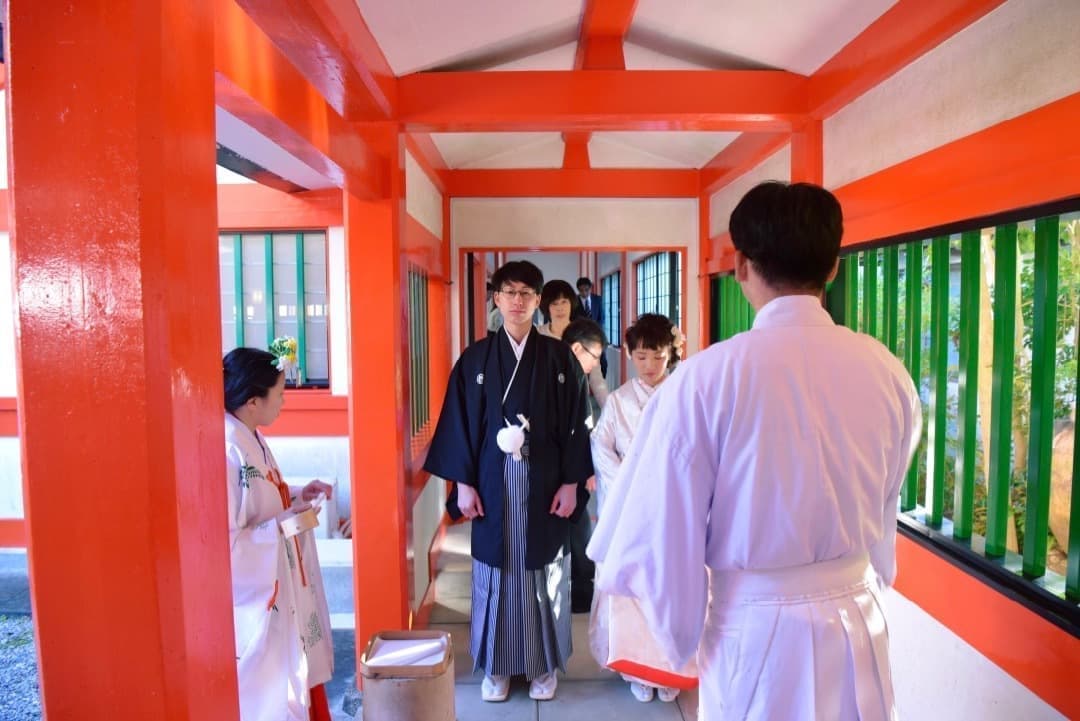 熊野速玉大社の神前結婚式の写真
