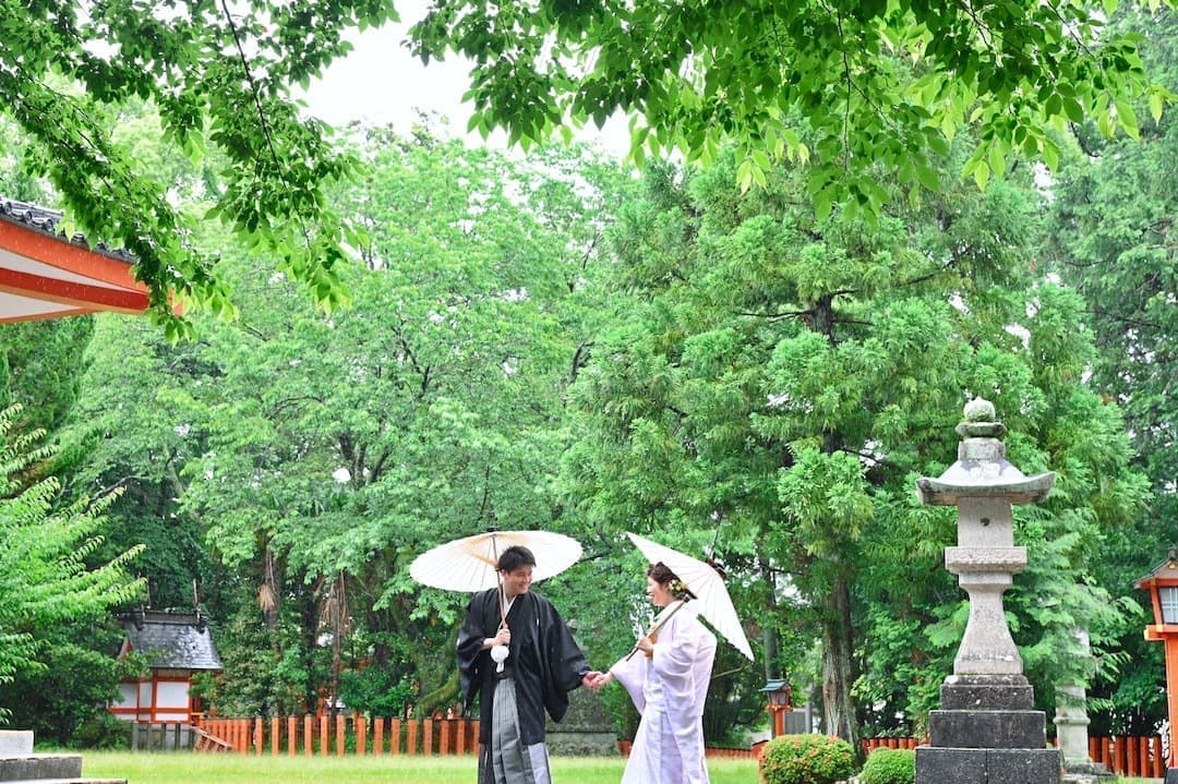 熊野速玉大社の神前結婚式の写真