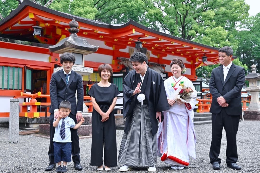 熊野速玉大社の神前結婚式の写真