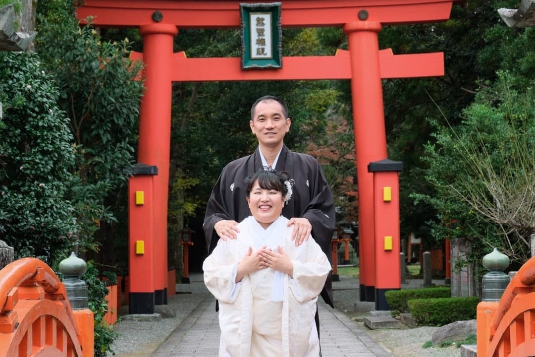 熊野速玉大社で神前結婚式の写真