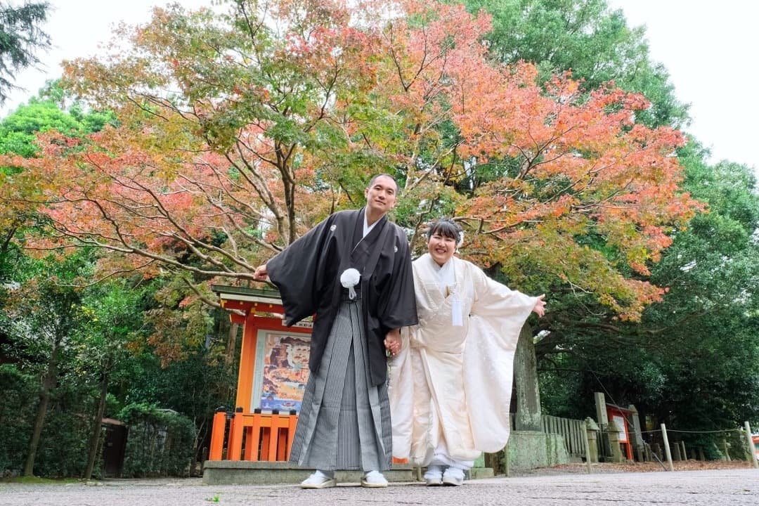 熊野速玉大社で神前結婚式の写真