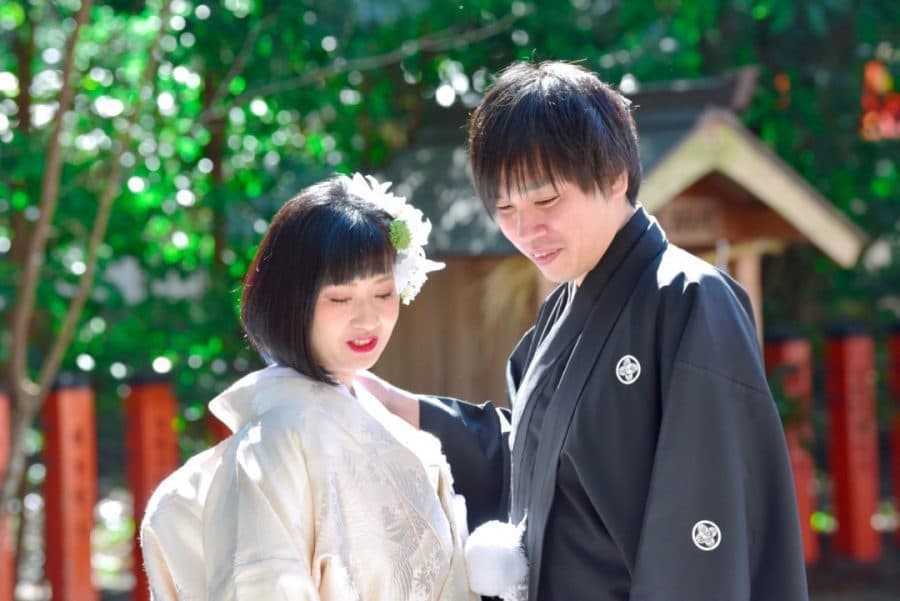 熊野速玉大社の神前結婚式の写真