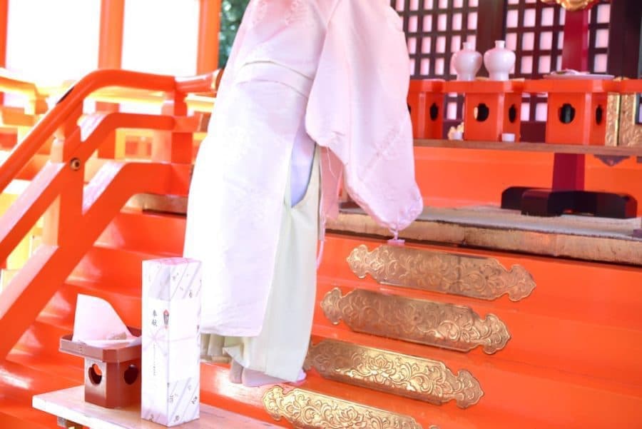 熊野速玉大社の神前結婚式の写真