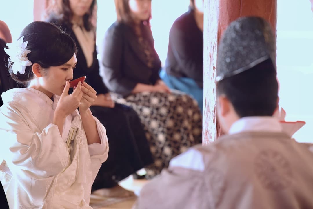 石上神宮の結婚式の写真