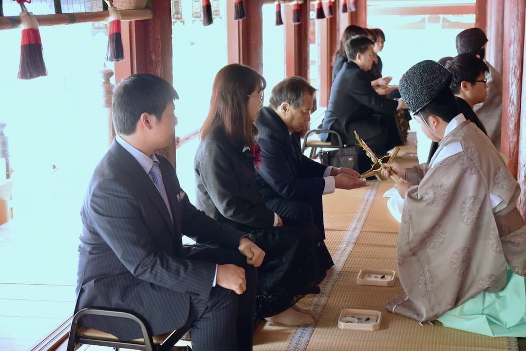 石上神宮の結婚式の写真