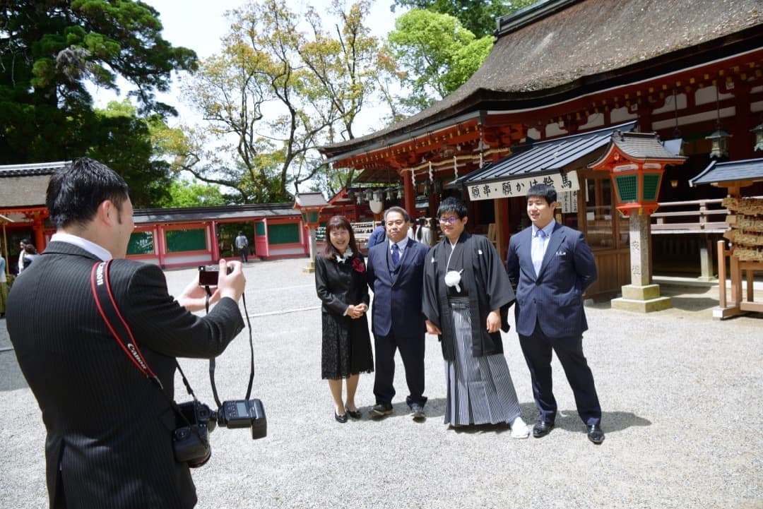 石上神宮の結婚式の写真