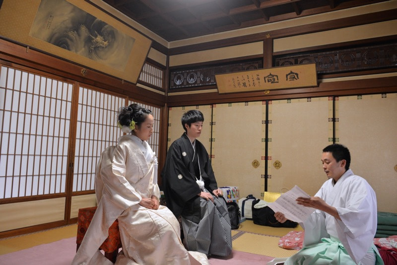 石上神宮の結婚式写真