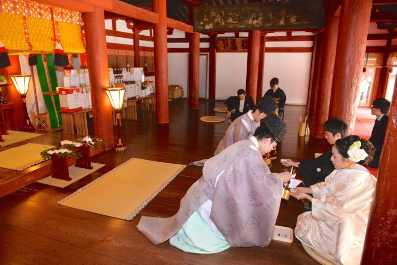 石上神宮の結婚式写真