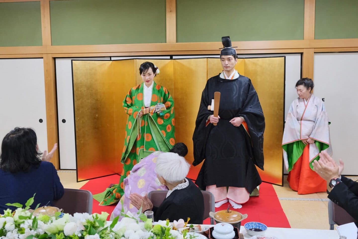 枚岡神社の神前結婚式の写真