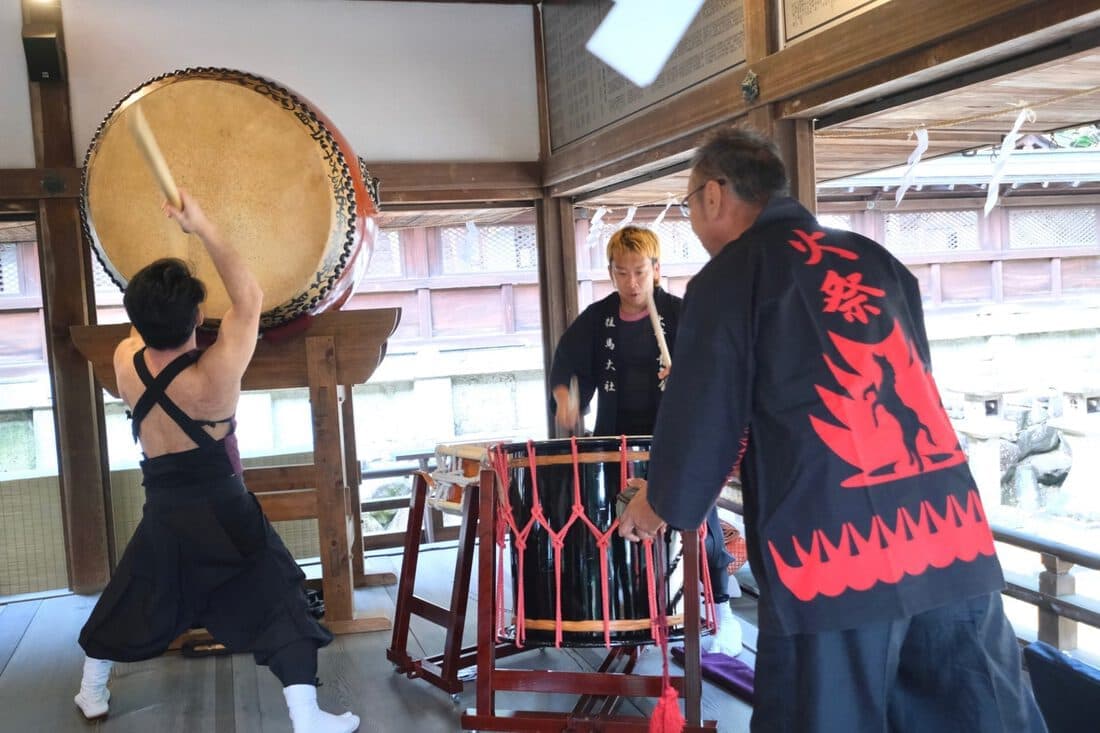 往馬大社の結婚式の写真