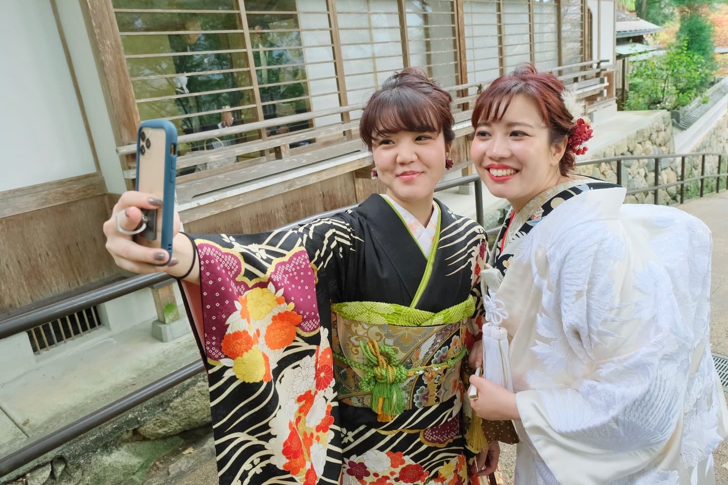 長谷寺で白無垢で結婚式の花嫁