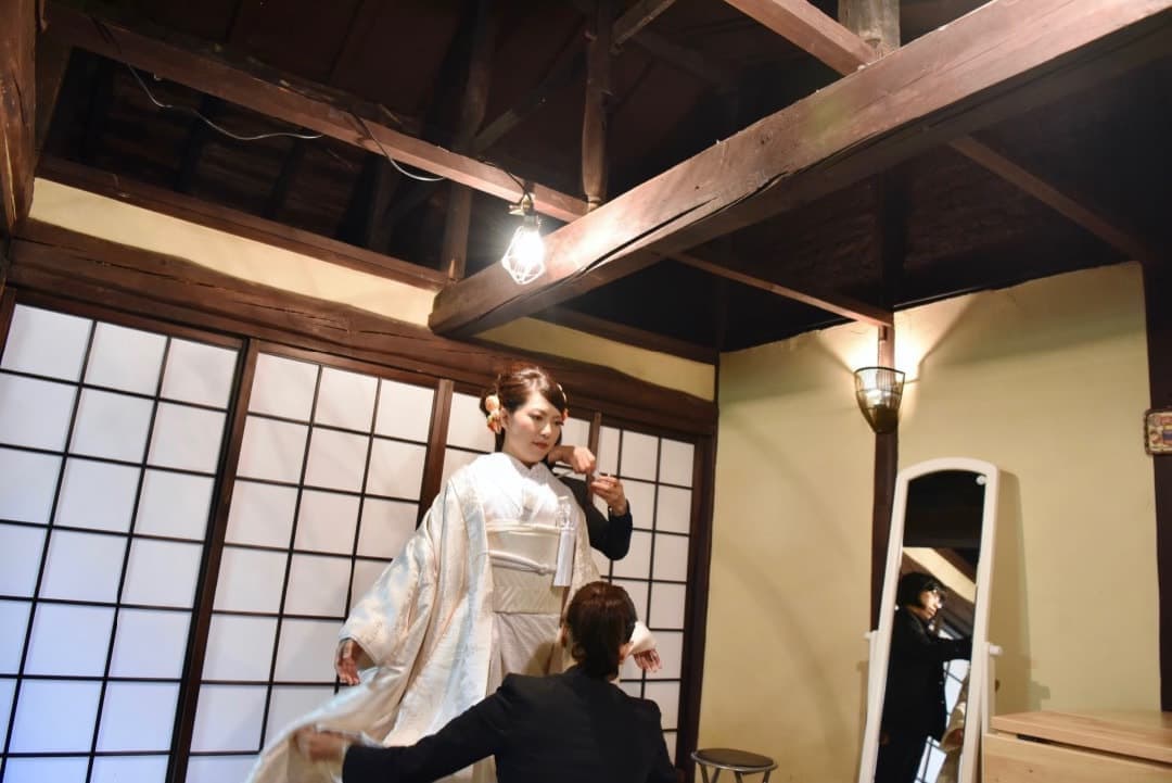 春日大社の結婚式の写真