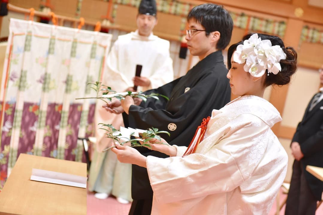 大神神社で結婚式の写真