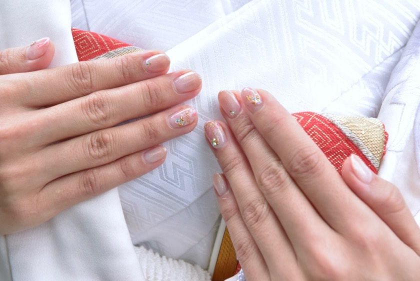 春日大社の結婚式の花嫁