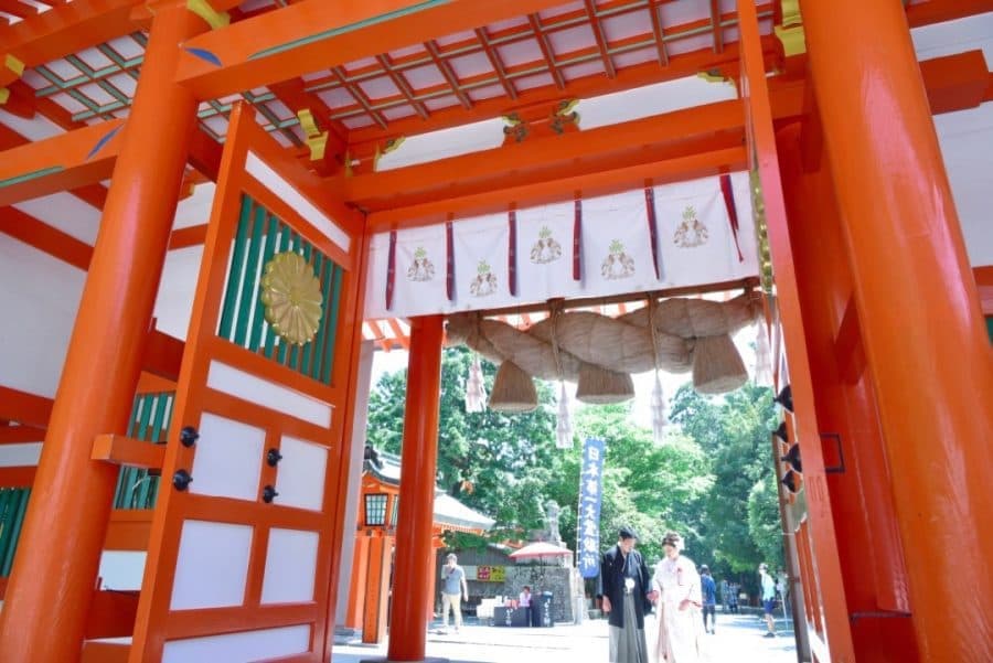 熊野速玉大社の結婚式の写真