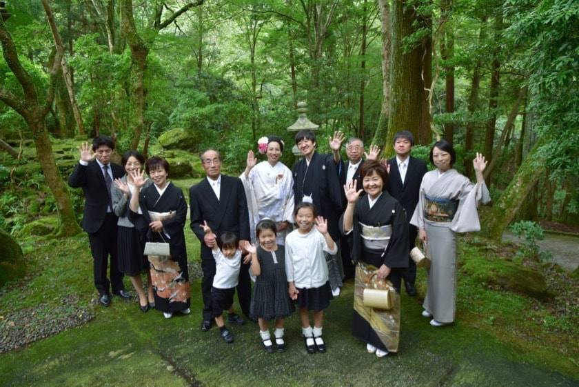 春日大社の結婚式の花嫁