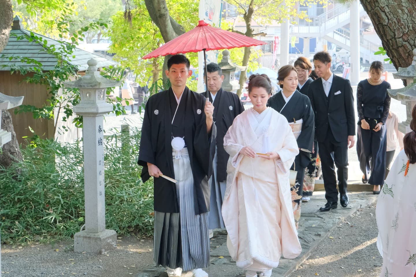 紀州東照宮で結婚式の花嫁さん