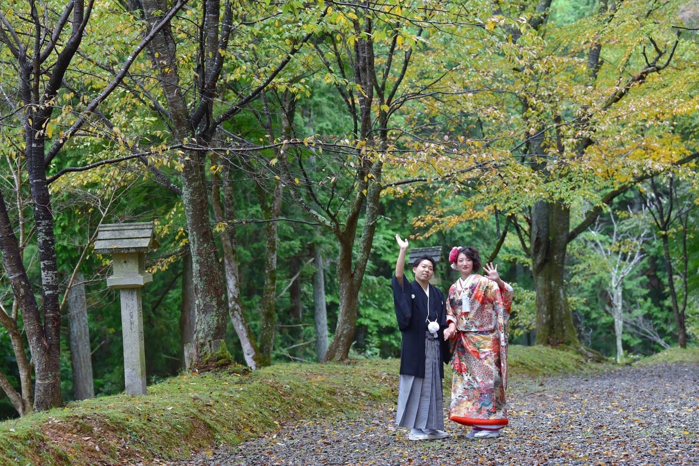 吉野神宮で結婚式の写真