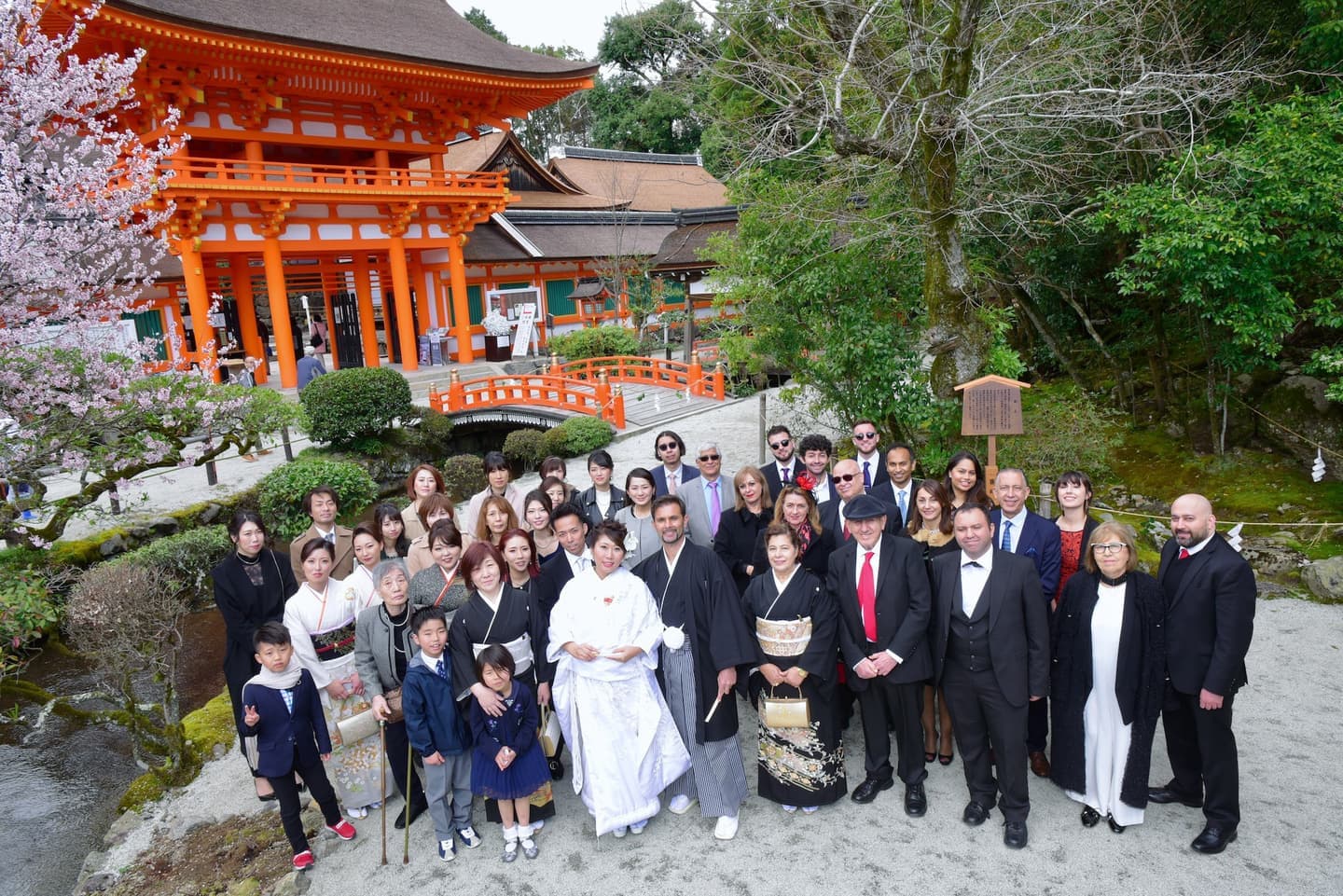 上賀茂神社の結婚式の写真
