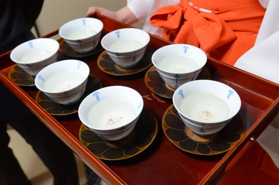 吉田神社で結婚式の写真