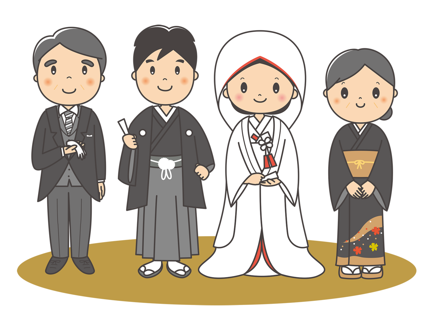 結婚式のイラスト