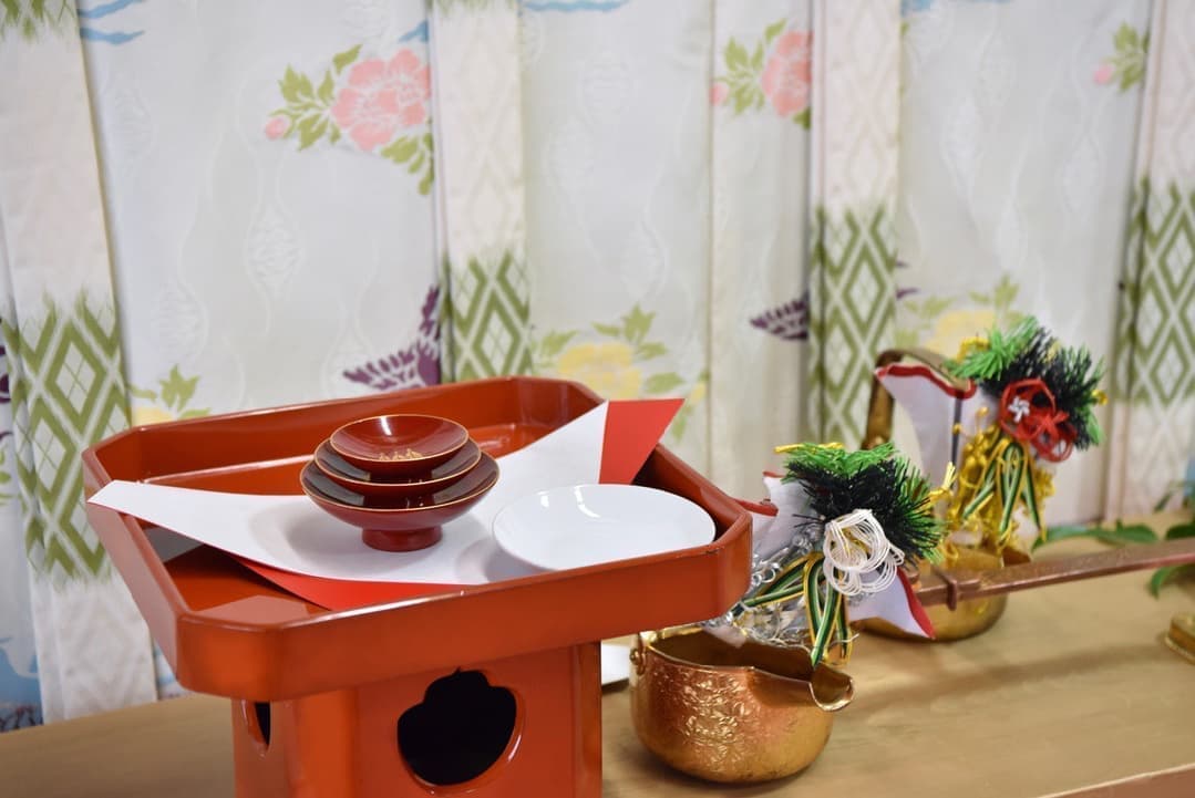 大神神社での神前結婚式の写真