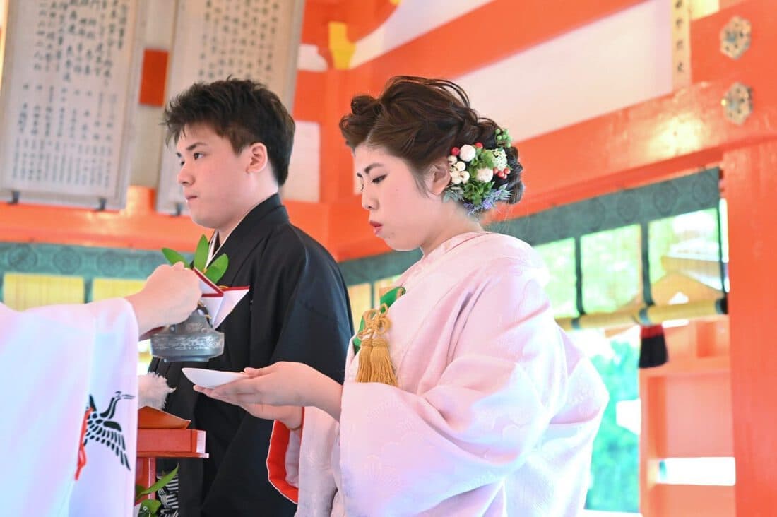 熊野速玉大社の結婚式の写真
