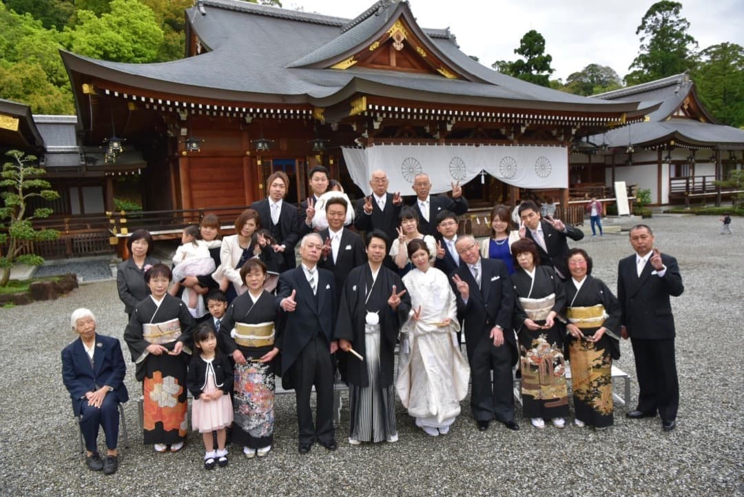 大神神社で白無垢の結婚式写真