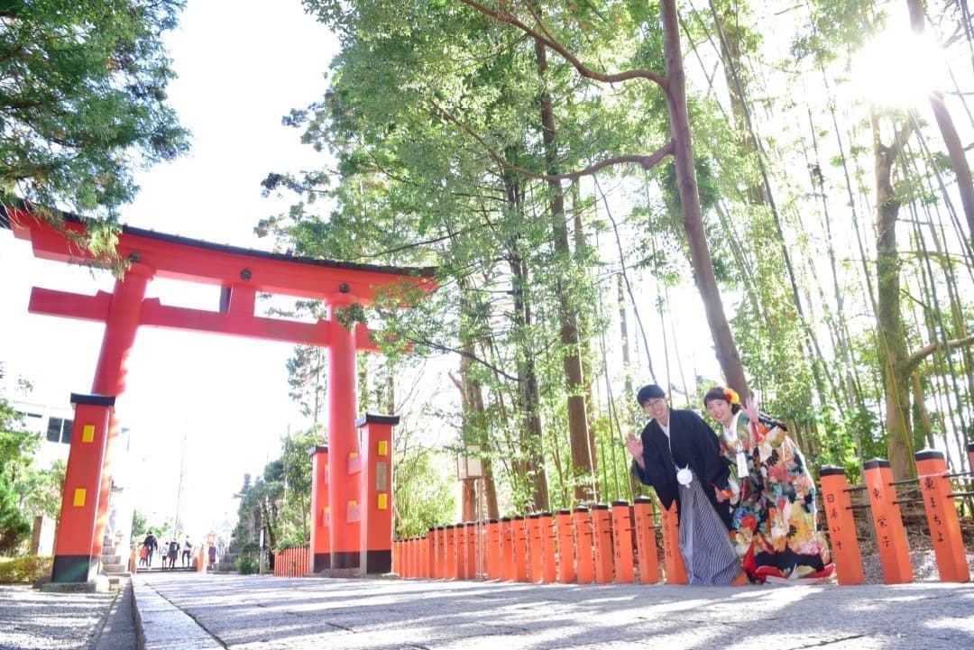 熊野速玉大社の神前結婚式の写真
