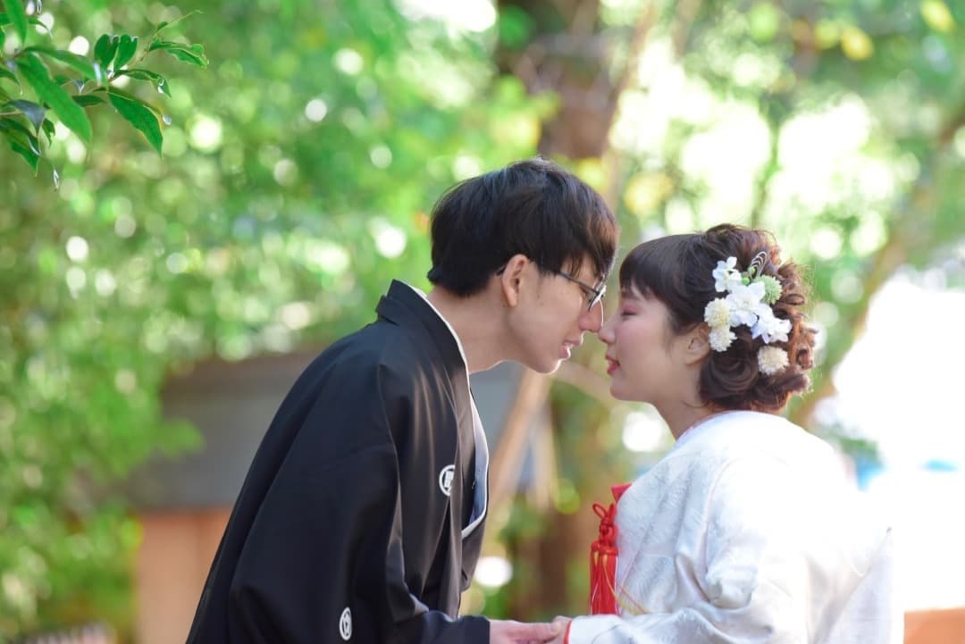 熊野速玉大社の神前結婚式の写真