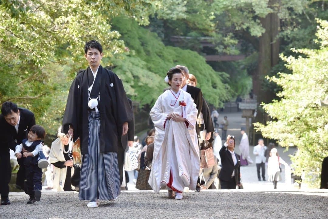 石上神宮の結婚式の写真