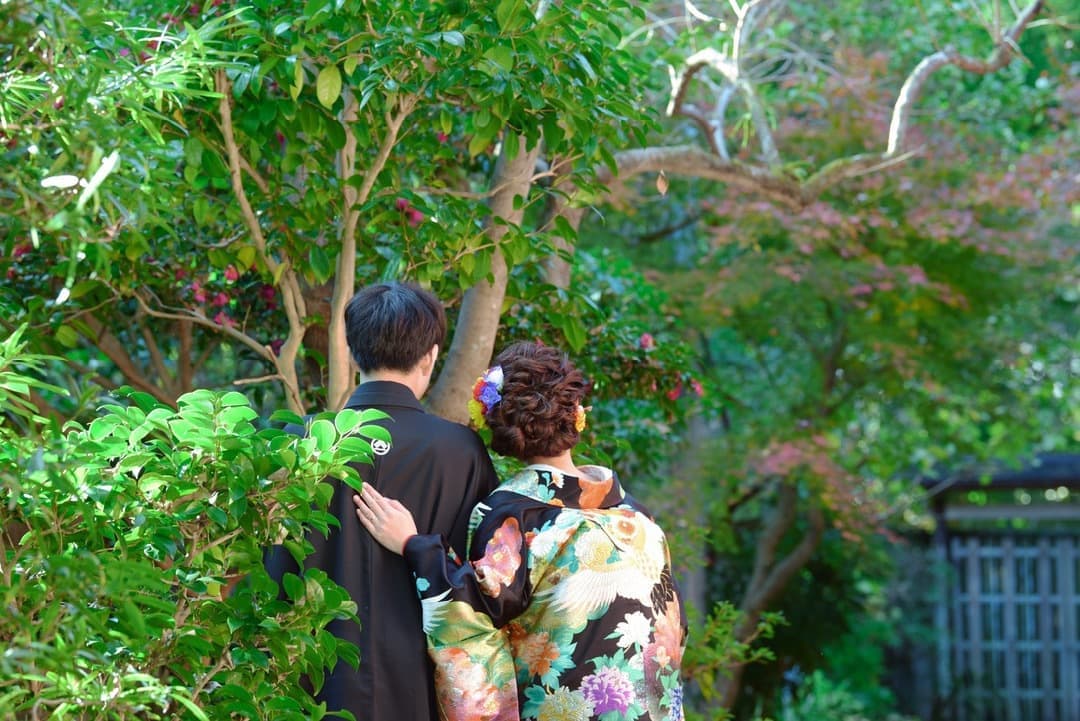 熊野速玉大社で結婚式の花嫁