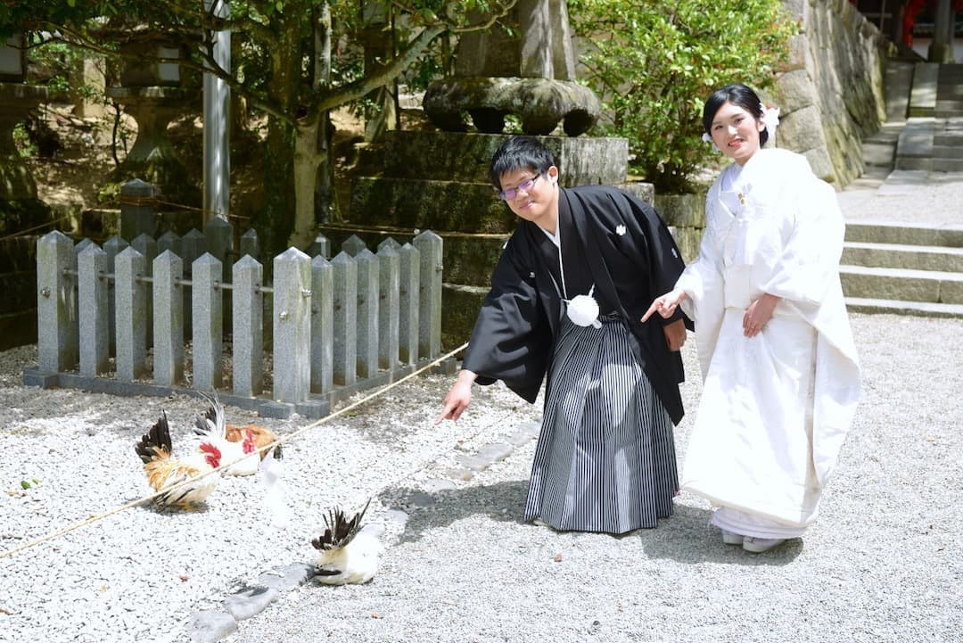 石上神宮の結婚式の写真