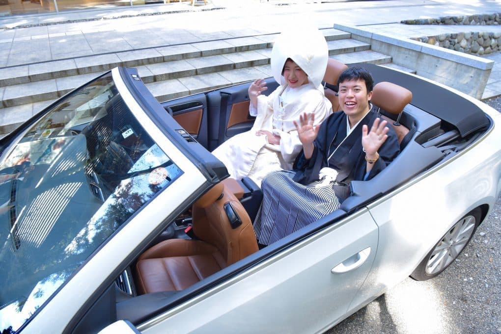 熊野本宮大社で神前結婚式の写真